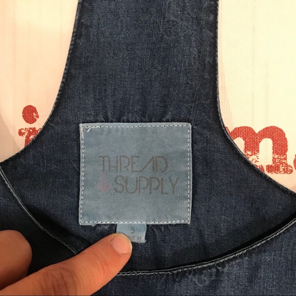 Thread & Supply Denim Tank Top size small - Picture 7 of 8